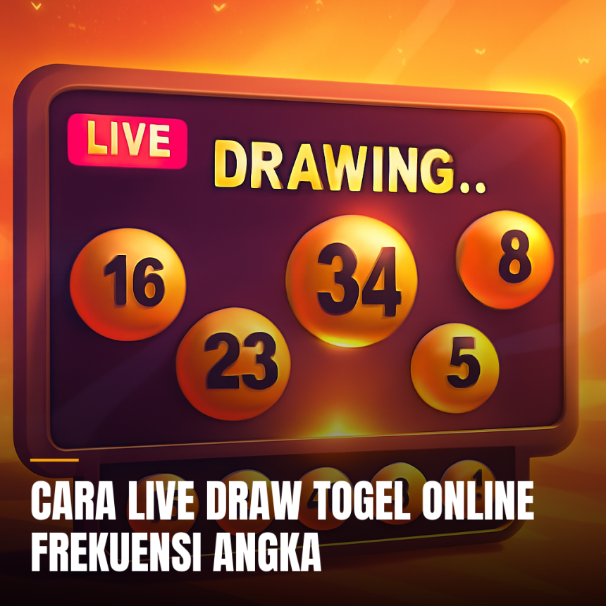 Cara live draw togel online dengan analisis frekuensi angka