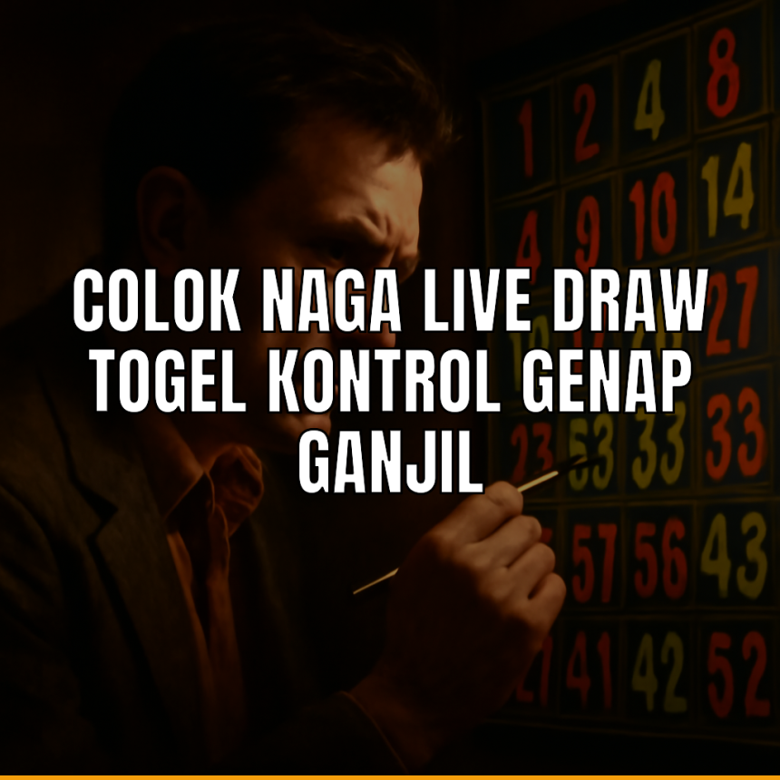 Pemain togel sedang menganalisis colok naga menggunakan kontrol genap ganjil.