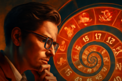 Ilustrasi colok naga togel dengan simbol zodiak