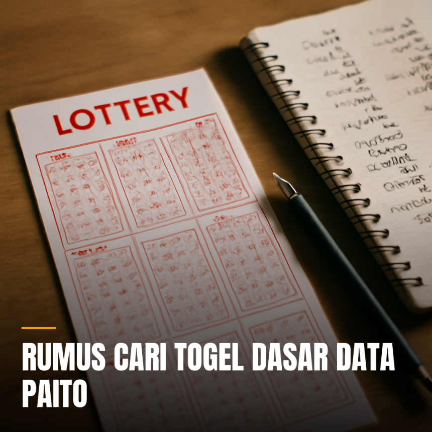 Rumus cari togel dasar dengan data paito
